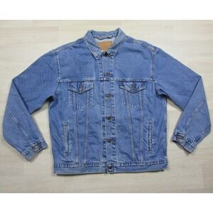 Vintage Y2K Levis Denim Jean Jacket Men's (XL) Denim Americana USA